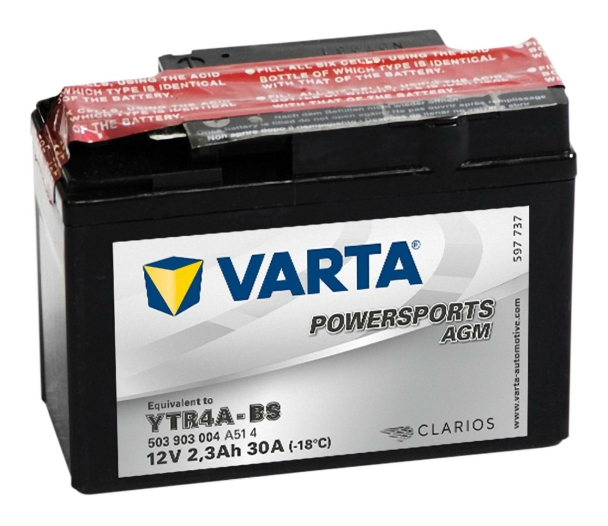 Varta Powersports AGM YTR4A-BS