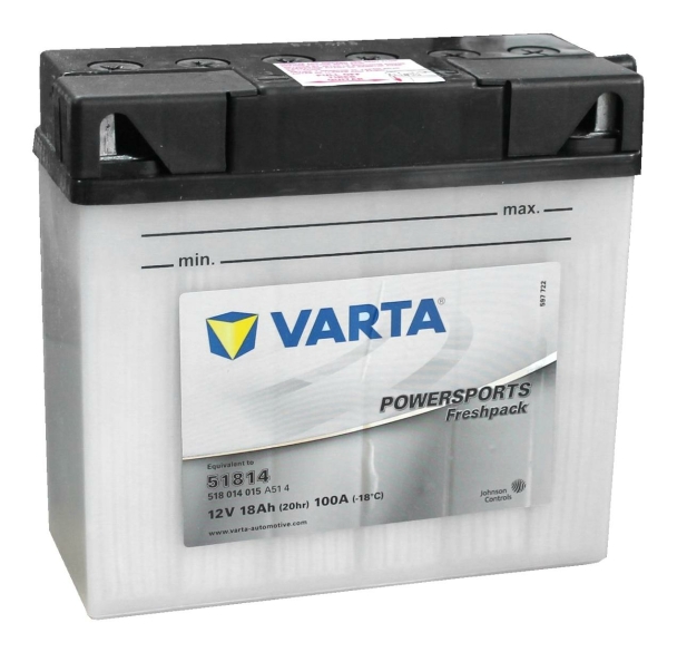 Varta Powersports Freshpack 51814