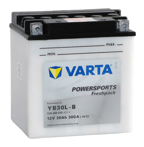 Varta Powersports Freshpack YB30L-B